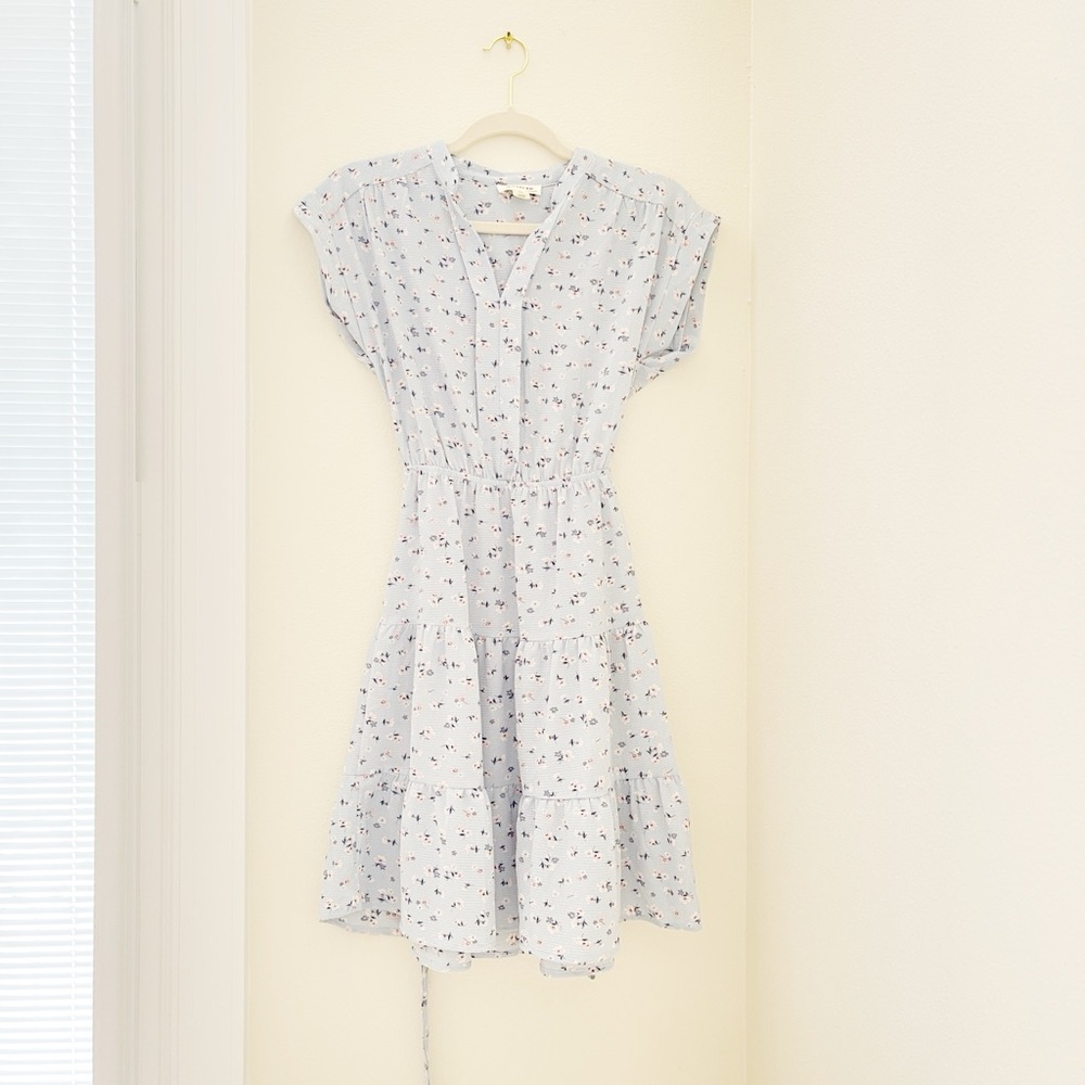 Light Blue Charming Mini Dress